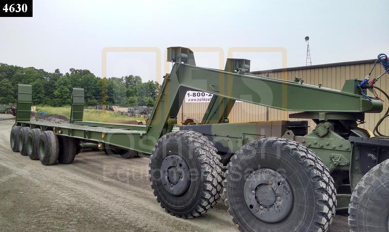 M747 60 Ton Military Lowboy Trailer (T-1100-34) - Rebuilt/Reconditioned